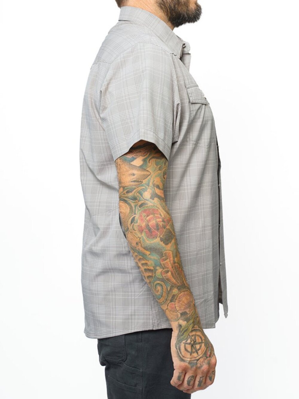 Off The Grid Surplus Deke SS Shirt - Storm Grey - Picture 6 of 8